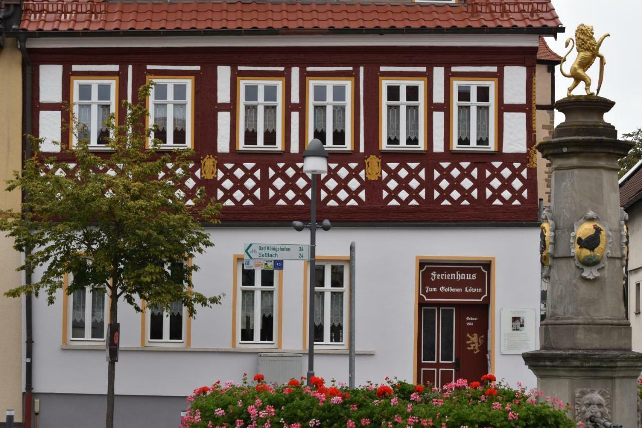 Apartment Therme Natur - Ferienhaus "Zum Goldenen Loewen" Бад-Родах Экстерьер фото